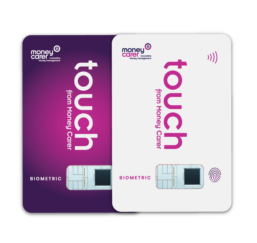 Money Carer Tokenized Biometric Payment Card